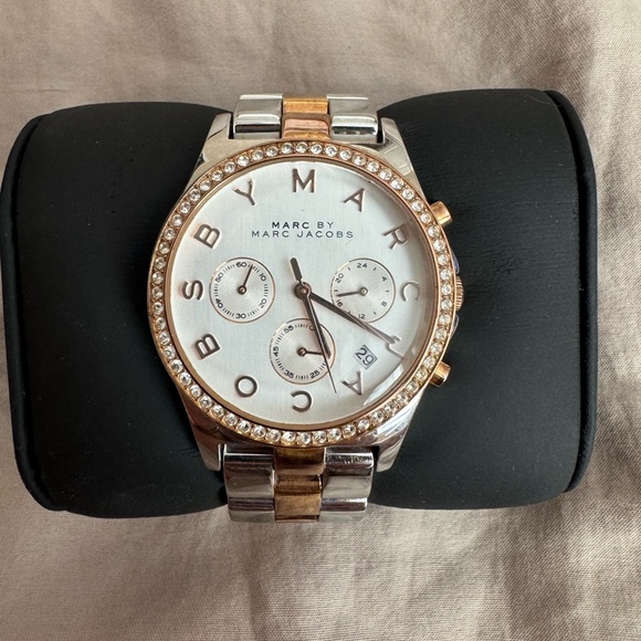 Marc by Marc Jacobs Two-Tone Crystal Watch - Picture 1 of 4